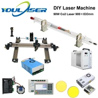 Co2 Laser Kit for 9060 RECI W2 90W Laser Tube Customized CO2 Laser Machine Laser Solution All Parts
