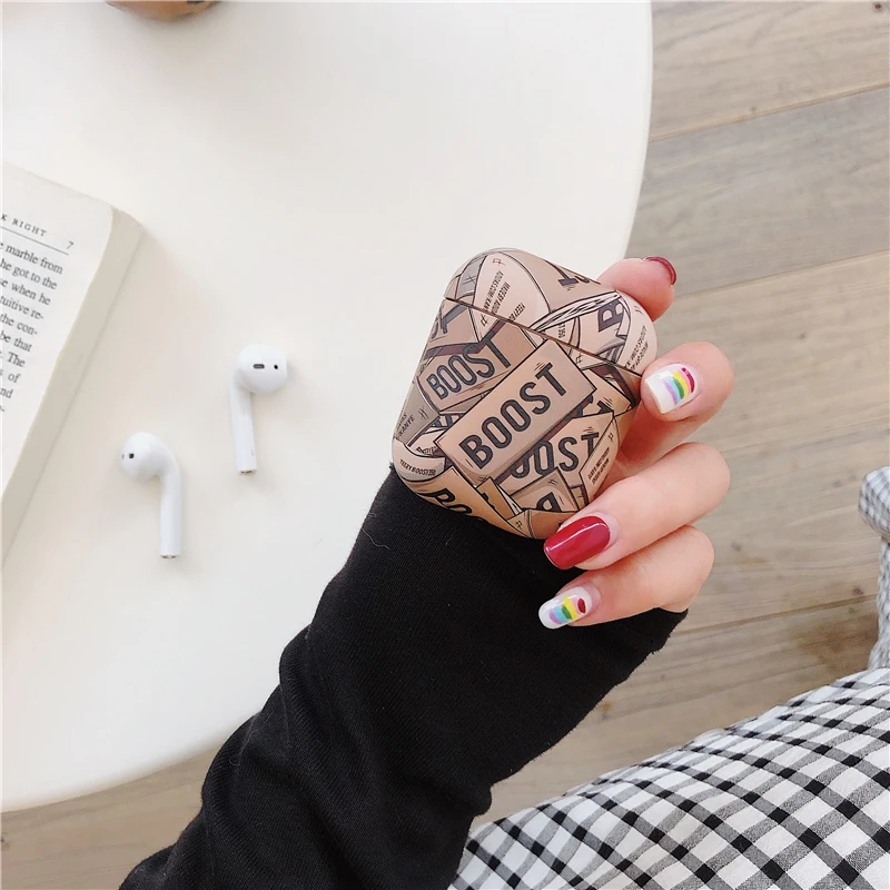 Новинка Беспроводная bluetooth гарнитура Усилитель чехол для Airpods 2 1 Kanye Omari West Trend 350