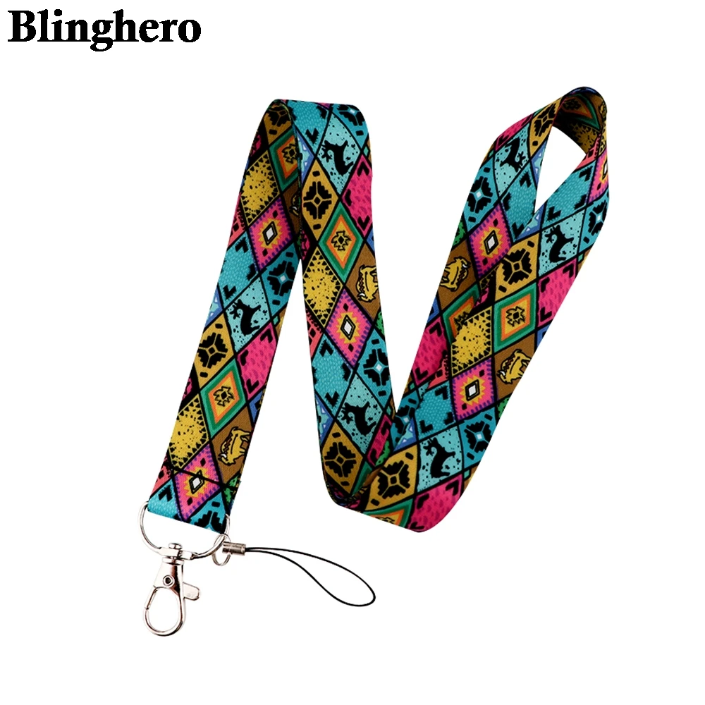 CB775 Bohemian Style Fashion Lanyards For keychain ID Card Pass Mobile Phone USB Badge Holder Hang Rope Lariat Lanyard
