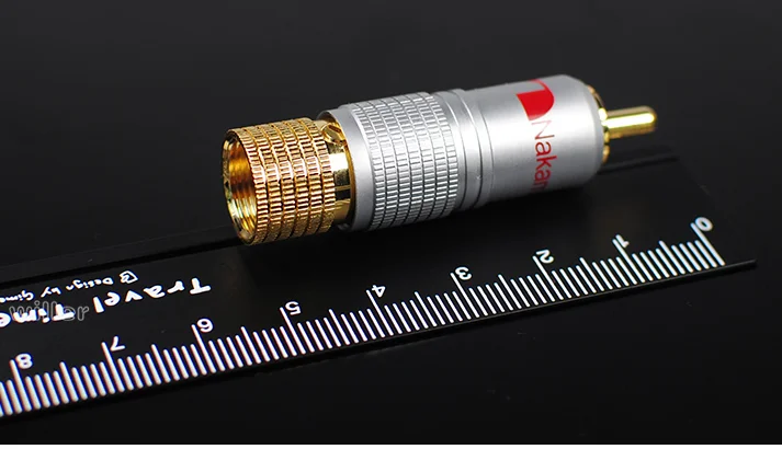 20 шт. высококачественные фиксирующие разъемы Nakamichi разъем RCA мужской для пайки