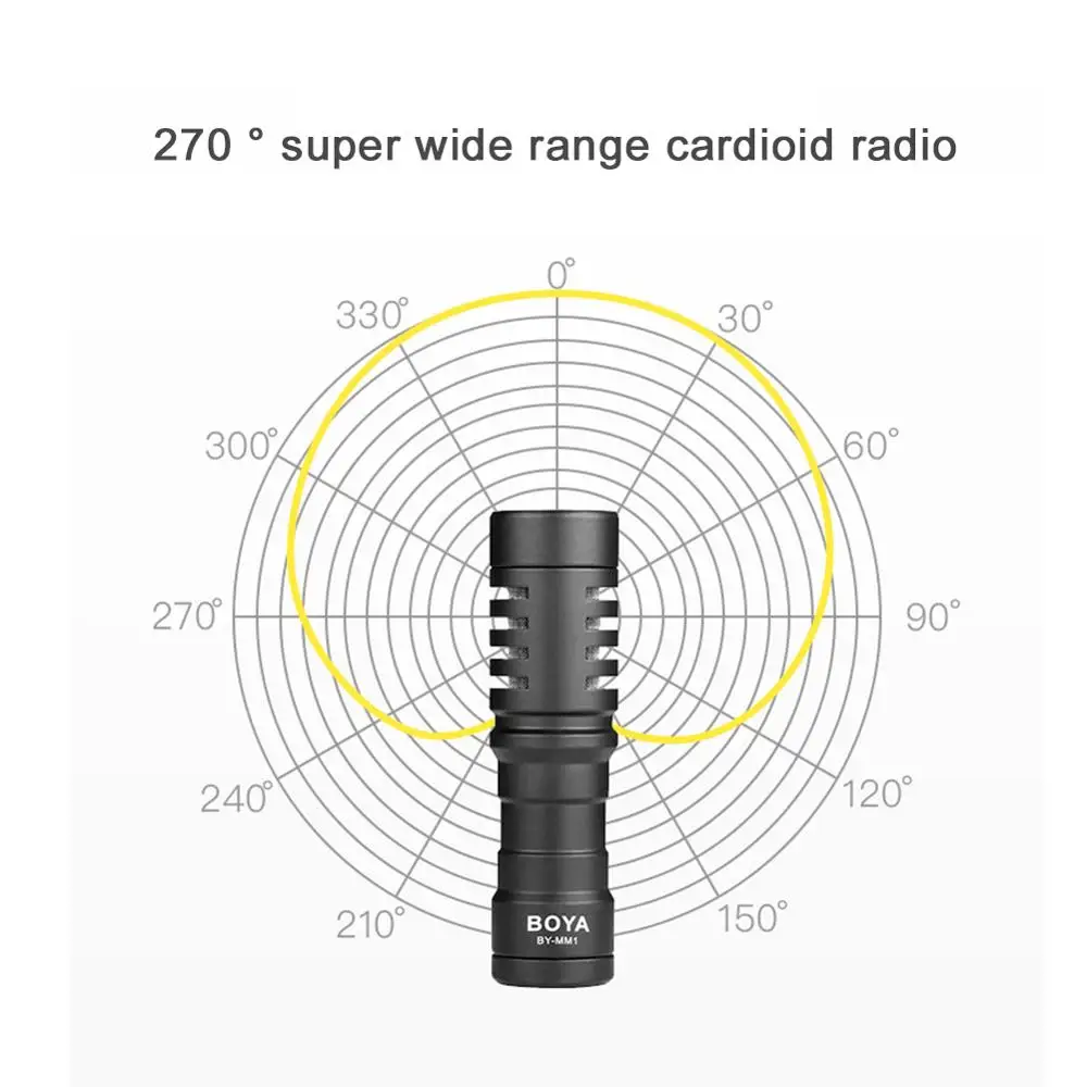 Высококлассная камера микрофон шумоподавление внешний видео дробовик для