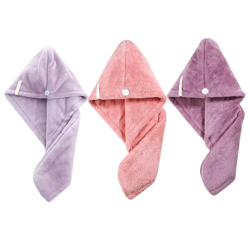 1 шт. банное полотенце из микрофибры быстросохнущее женское для сушки волос