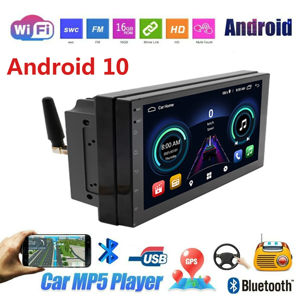 

2 Din DSP Android 7 Inch Car Multimedia Video Player Universal 2DIN Stereo Radio GPS For Volkswagen Nissan Hyundai Kia Toyota