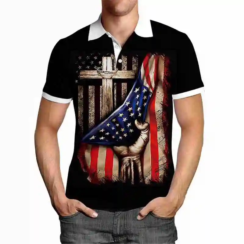 

Jumeast Men WomenPolo T Shirt Skull Flag Oversized Streetwear Harajuku Casual Short Sleeve Summer Sport Pullover Tops Tees