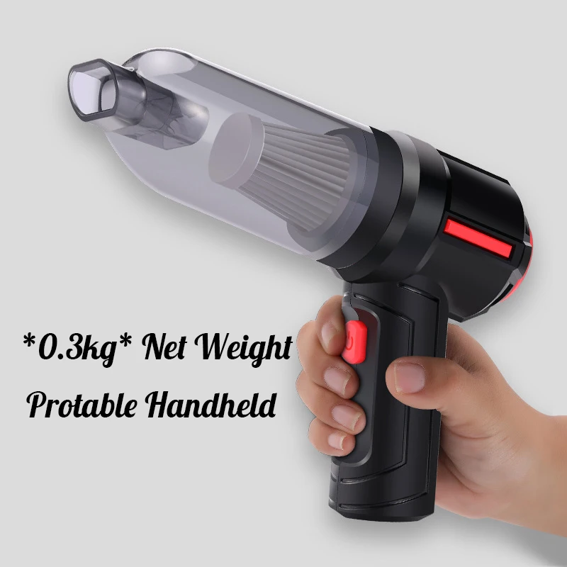 

30000RPM Cordless Air Duster Computer Laptop Keyboard Rechargeable Mini Car Vacuum Cleaner Compressed Air Blower Cleaning Tool