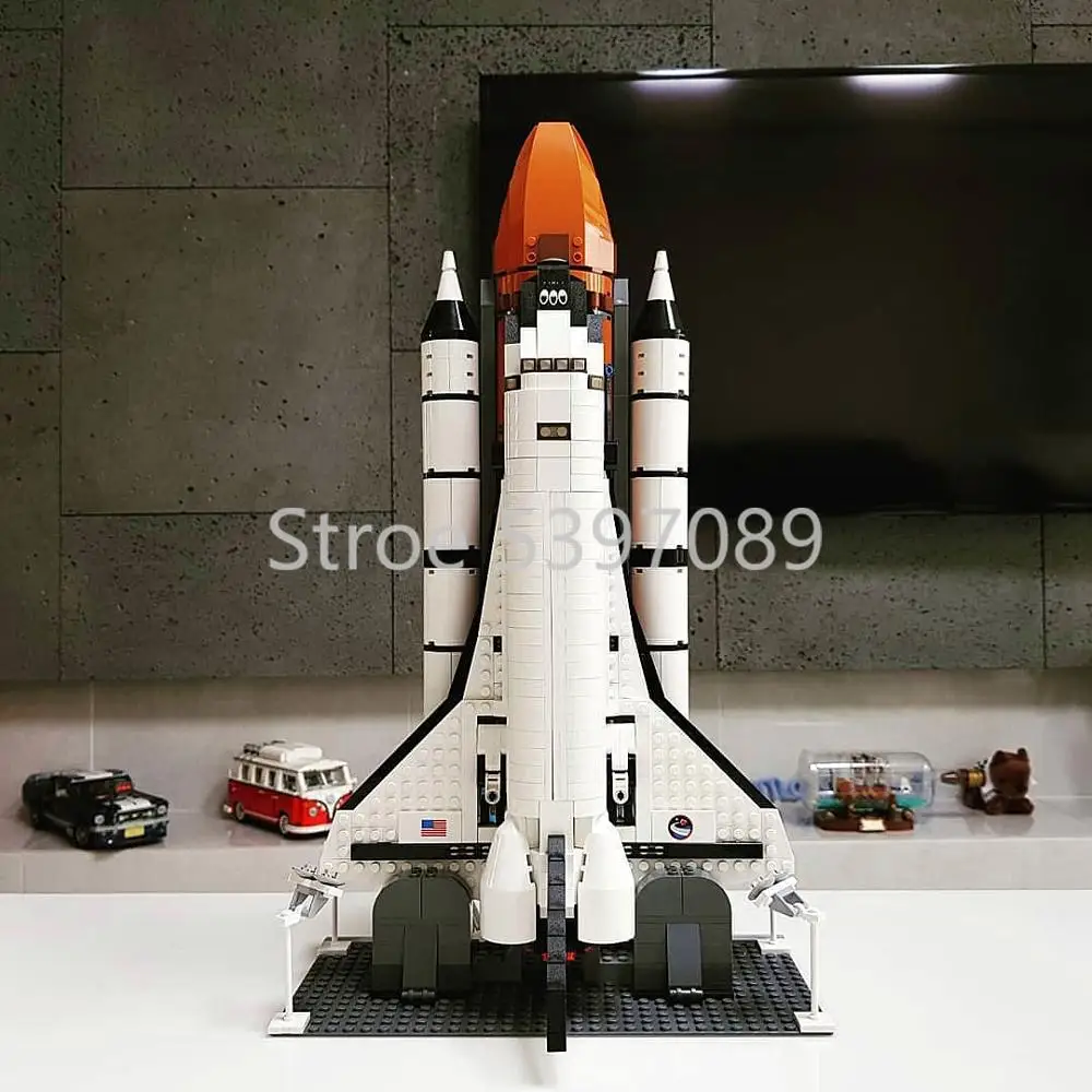 В наличии строительные блоки 16014 совместимые с Legoingys Shuttle Expedition 10231 игрушки
