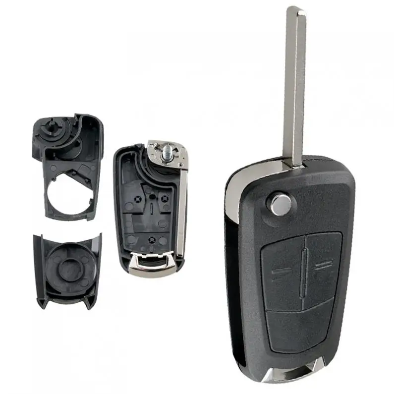 Чехол-книжка для автомобильного ключа 2 кнопки Vauxhall / Opel Corsa Astra Vectra Signum |