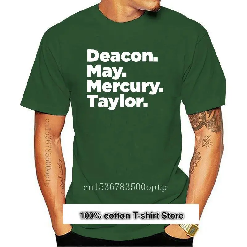 

Camiseta de Reina CNTSTORE, camisa con nombres de banda reina, nueva