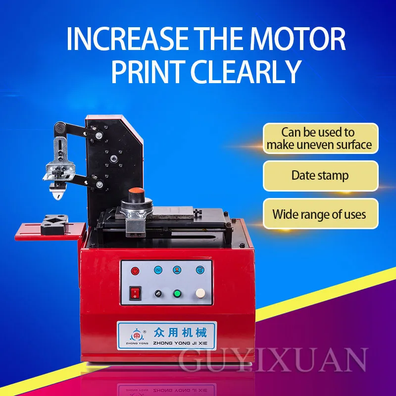 Электрический струйный принтер чернильная подушка печатная машина