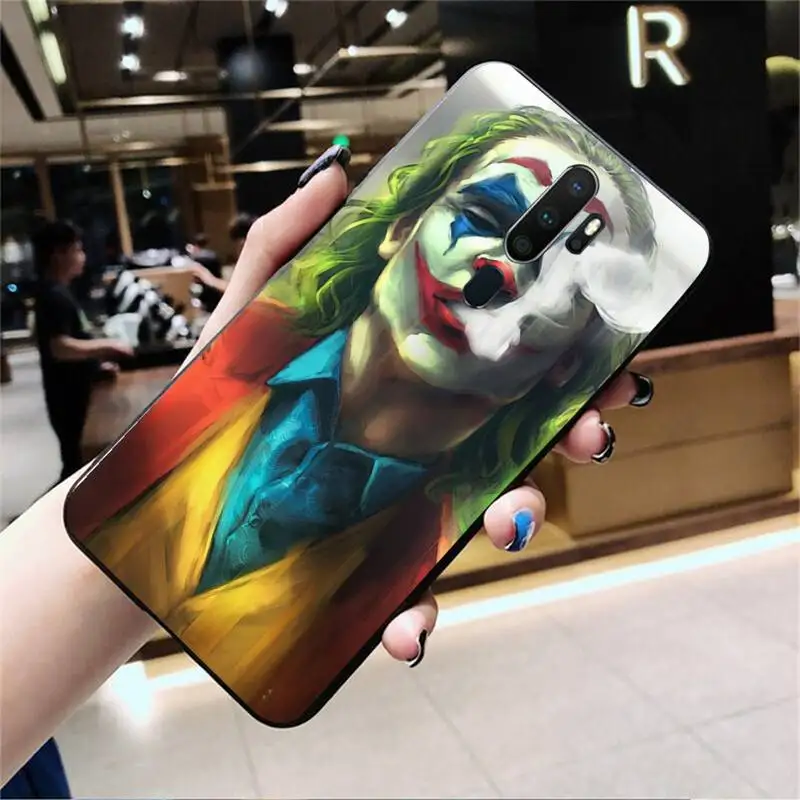 

LJHYDFCNB Poker Joker Phone Case For Oppo Reno2 Z 2Z Realme5 6 Pro R9 11 Plus 15 17 Pro