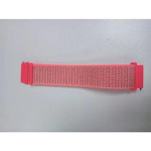 16-hot pink Ремешок 22 мм 20 мм для samsung galaxy watch active 2 46 мм 42 мм gear S3/S2 Frontier/Classic huawei watch gt 2 Amazfit bip band - Цвет ремешка: 16-hot pink