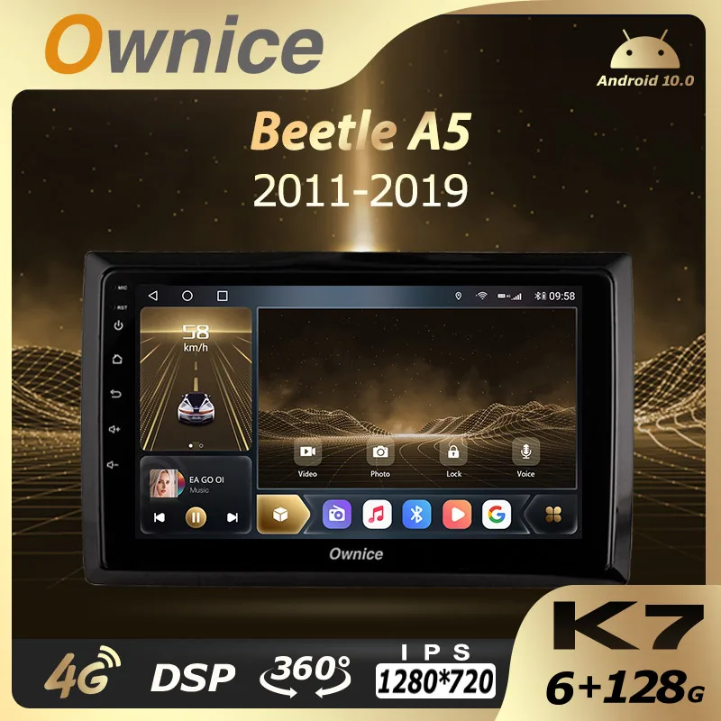 

Автомобильная Мультимедийная система Ownice для Volkswagen Beetle A5 2011 - 2019 2Din Android 10,0 Автомагнитола автомобильная аудиосистема 6G + 128G 4G LTE HDMI SPDIF 360