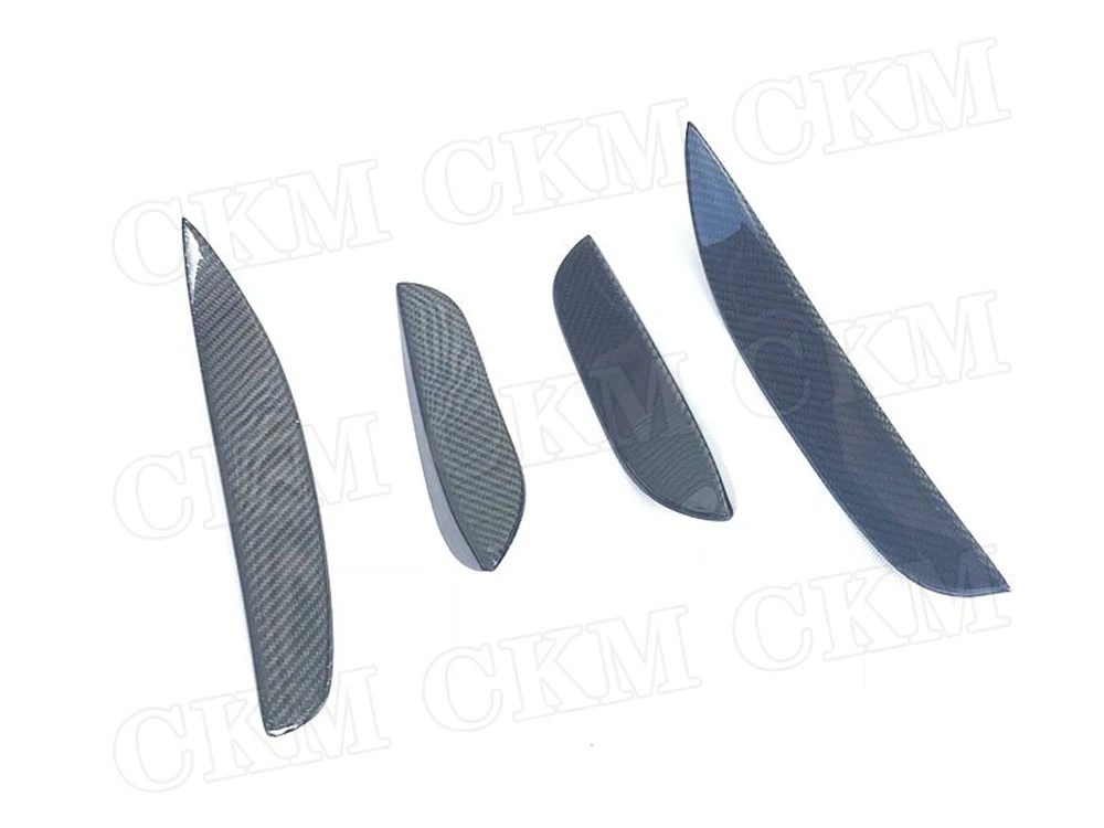 Разветвители передних губ из углеродного волокна для Mercedes Benz E Class W213 E63 AMG 2017-2019 |