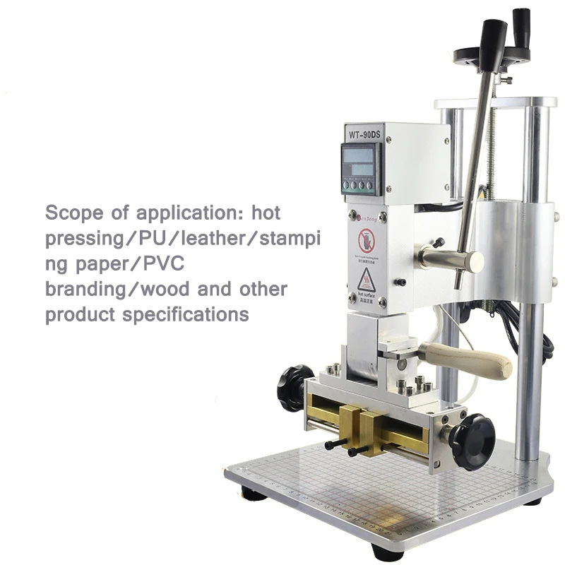 WT-90KS Многофункциональный быстрой смены пресс горячего прессования машина Кожа PU