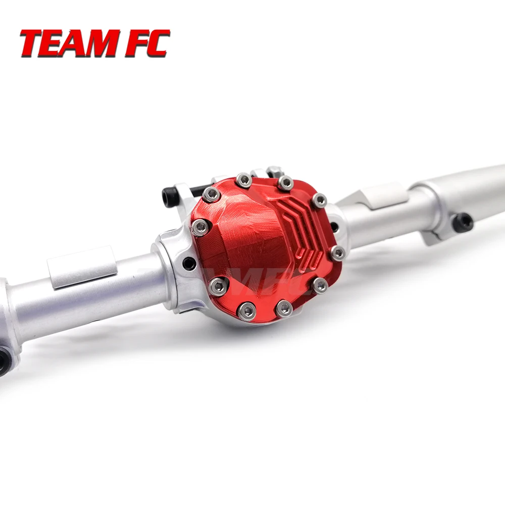 Литая Передняя и задняя прямая полная ось для 1/10 Axial SCX10 II 90046 90047 RC Гусеничный