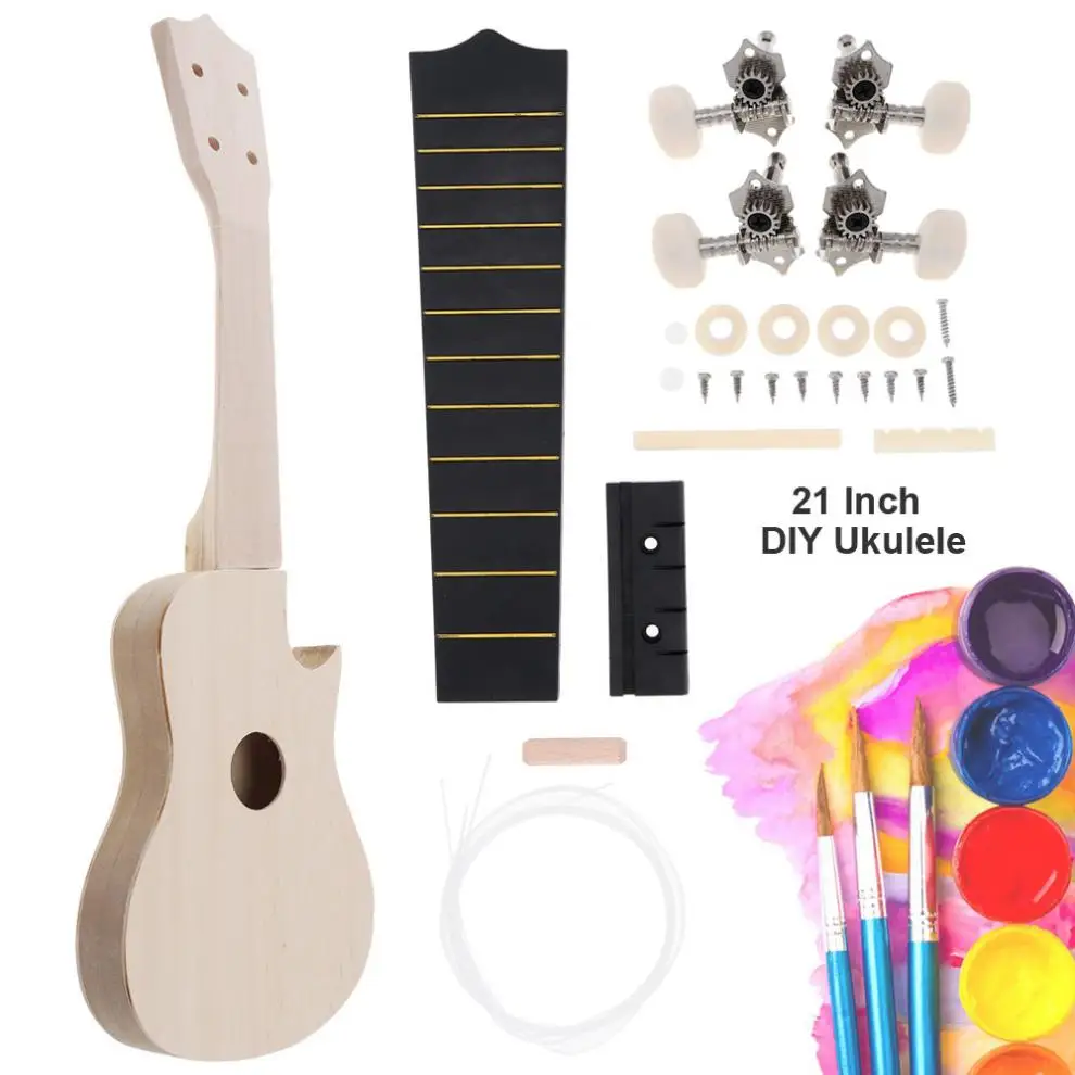 Гавайская гитара Сопрано из липы 21 дюйм|Укулеле| |