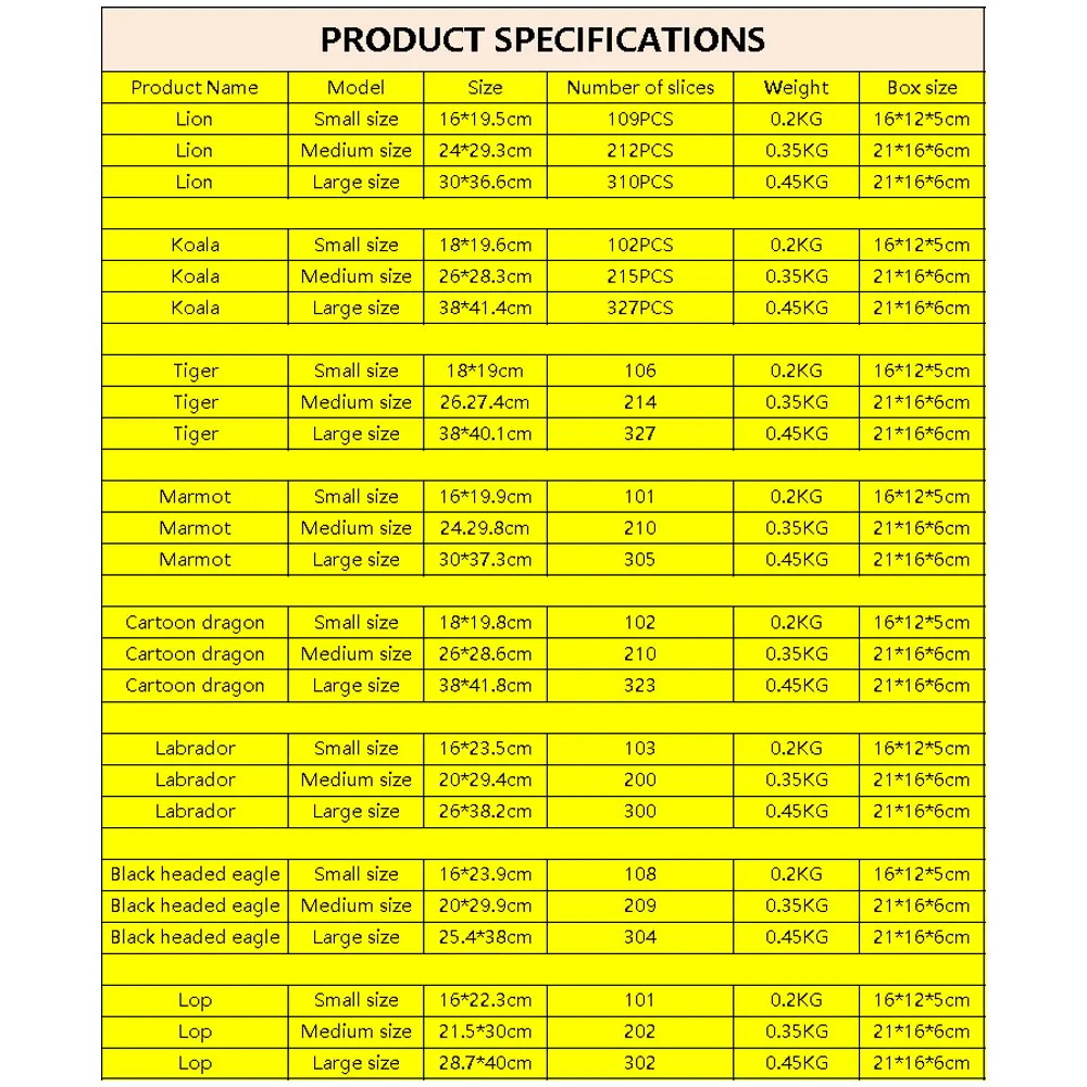 

2021 New Children Adults Wooden Jigsaw Puzzle Mysterious Lion Laser Cut 3D Puzzles Gift For Kid Games Toy Exquisite Packaging