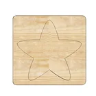 Рождественские штампы большого размера с изображением звезд деревянные штампы подходят для стандартных высекальных машин на рынке