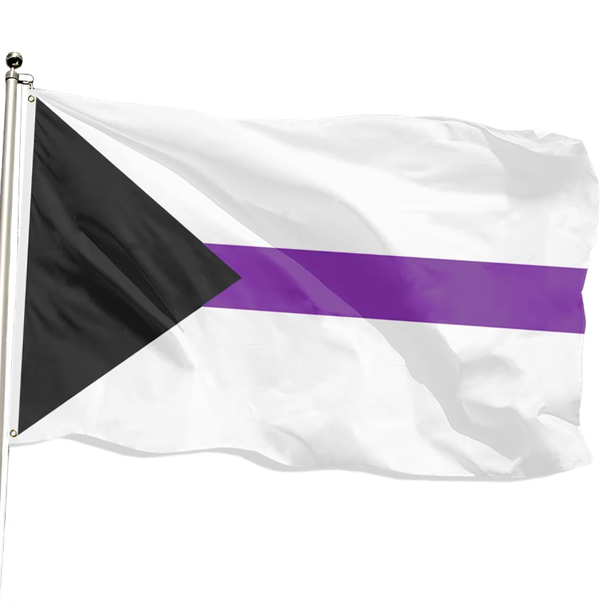 3x5ft ЛГБТ демисексуальный флаг-гордость Женский месяц гордости для мира 100%
