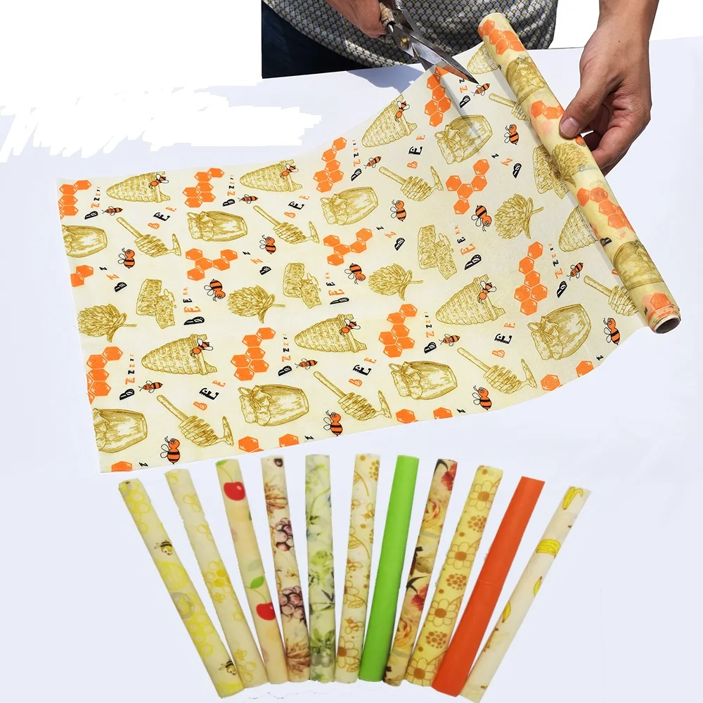 Твердый зеленый органический пчелиный воск пищевая пленка s Zero Waste Honey