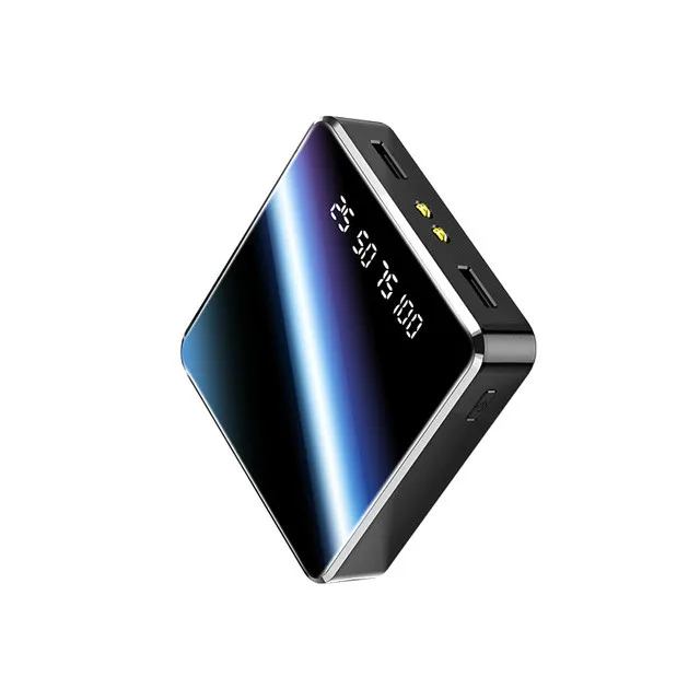 Ultrathin 30000mah power bank Portable USB Batteria Charger powerbank external battery pover bank for iPhone X Samsung xiaomi - Цвет: Black