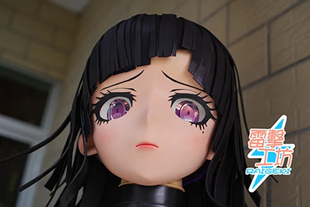 

(RAIGEKI MAKS 67) Resin 3/4 Lolita Crossdresser DOLL BJD Cos Crossdress Head Kigurumi Anime Mikan Tsumiki Cosplay Masks