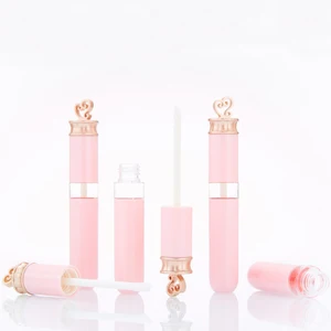 103050 шт. 5 мл розовая Корона, пустые трубки для блеска для губ, бальзам в бутылке, косметический инструмент, мини-помада, образец, инструмент для макияжа губ