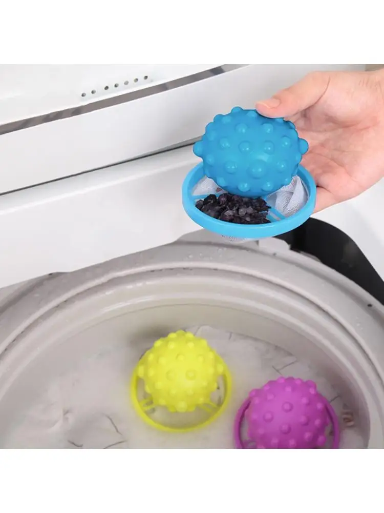 

6pcs Anti-winding Washing Machine Ball Hair Removal Catcher Filter Mesh Pouch Laundry Balls for Cleaning Pet Hair