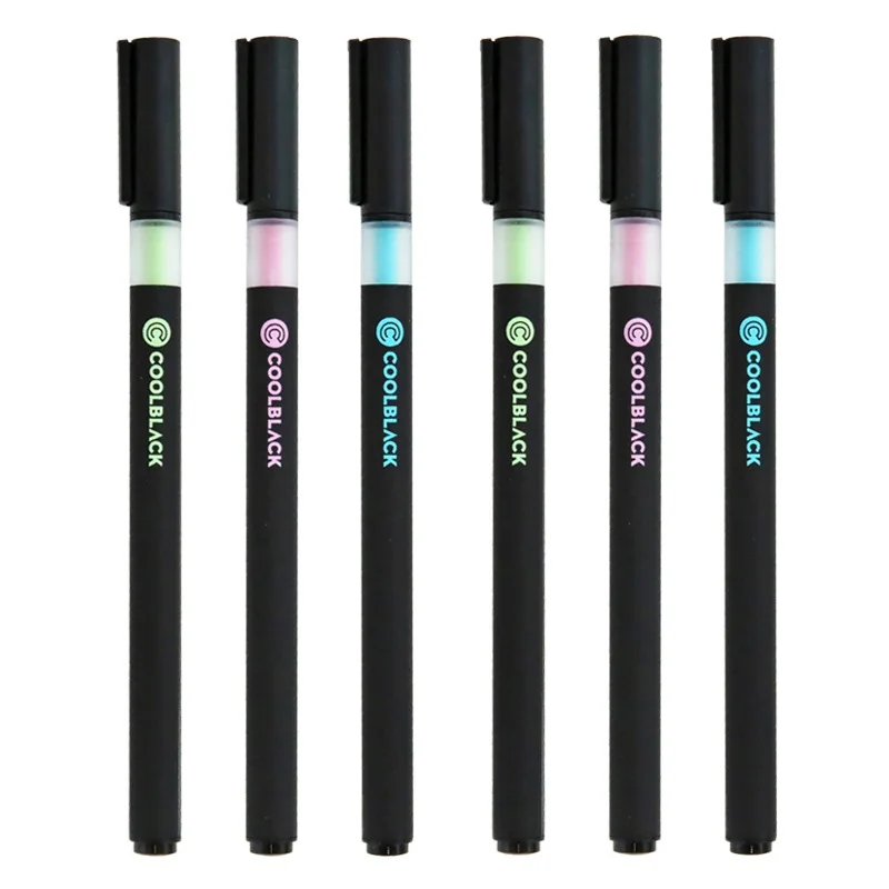 

3pcs Official Cool Black Color Ink Gel Pens For Smooth Writing 0.5mm Roller Ball Pen Stationery Office School Supplies H6819