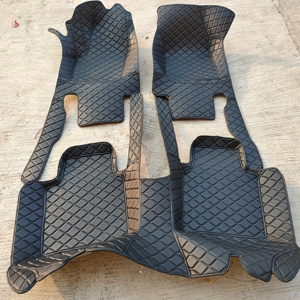5D tapis de sol voiture pour Toyota Land Cruiser 100 200 кожаный непроницаемый interieur |