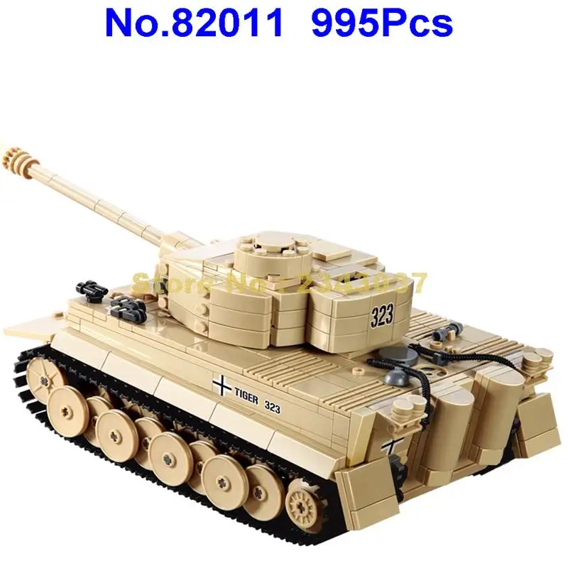 82011 995 шт. века Военная Униформа Panzer Пособия по немецкому языку Король тигр Танк