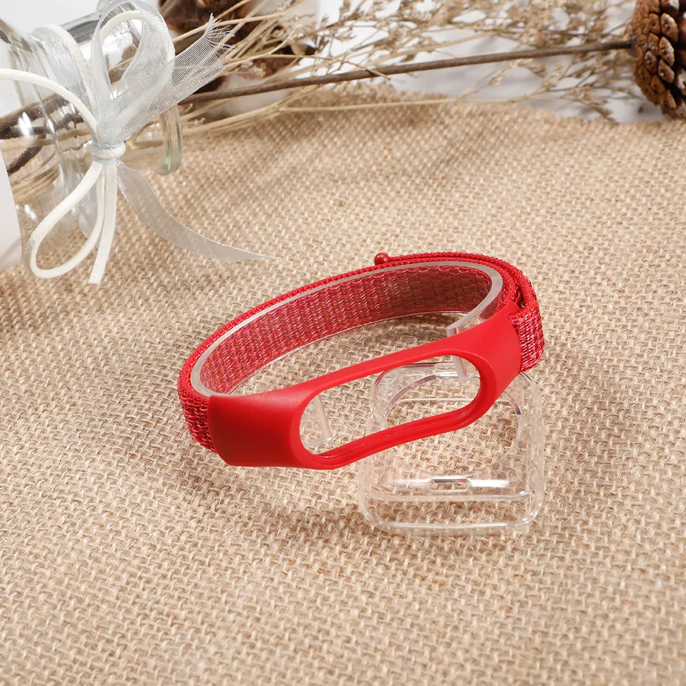 Pulseira mi band 4 ремешок для xiaomi mi band 4 3 спортивный нейлоновый ремешок для часов дышащий браслет ремешок для часов Смарт часы аксессуары 4