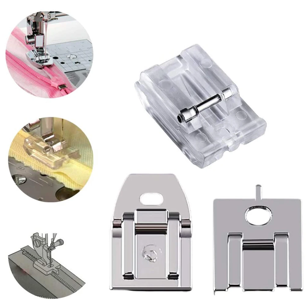 1 3 шт. лапка для вшивания потайной застежки молнии прижимных лапок швейной