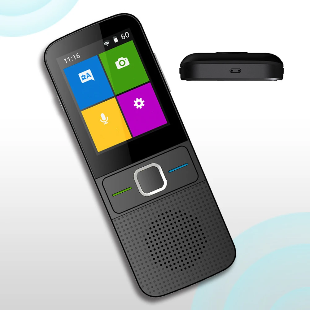 Портативный Умный голосовой переводчик 137 языков мгновенная камера фото