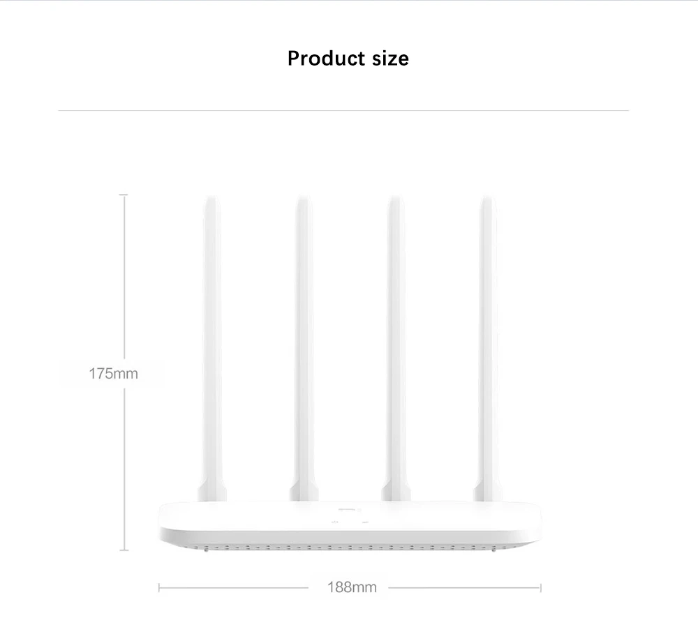 Маршрутизатор Xiaomi Mi роутер 4A гигабитная версия 2 4 ГГц 5 WiFi 1167 Мбит/с ретранслятор
