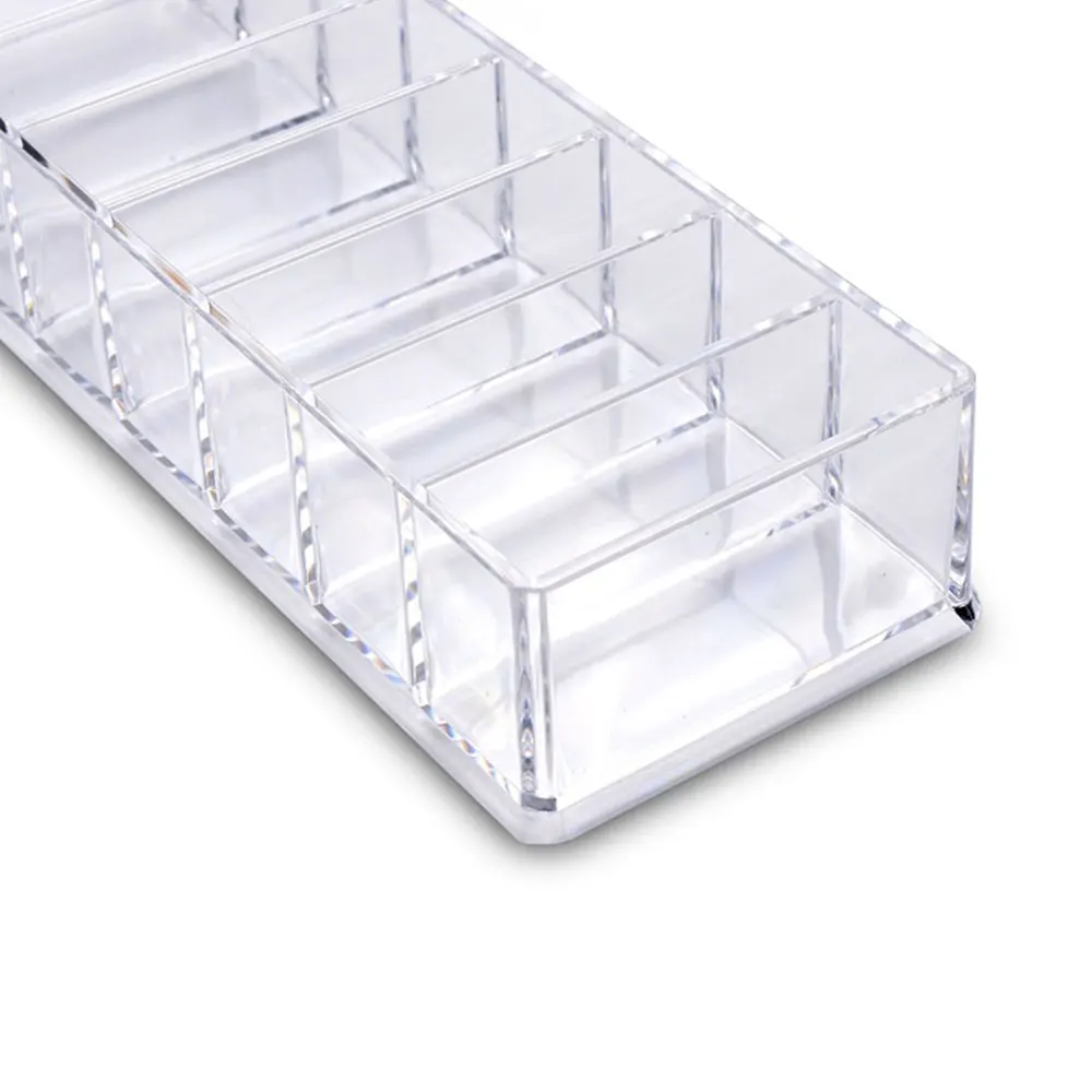 Прозрачная акриловая полка для губ 8 ячеек|Наборы инструментов макияжа| |