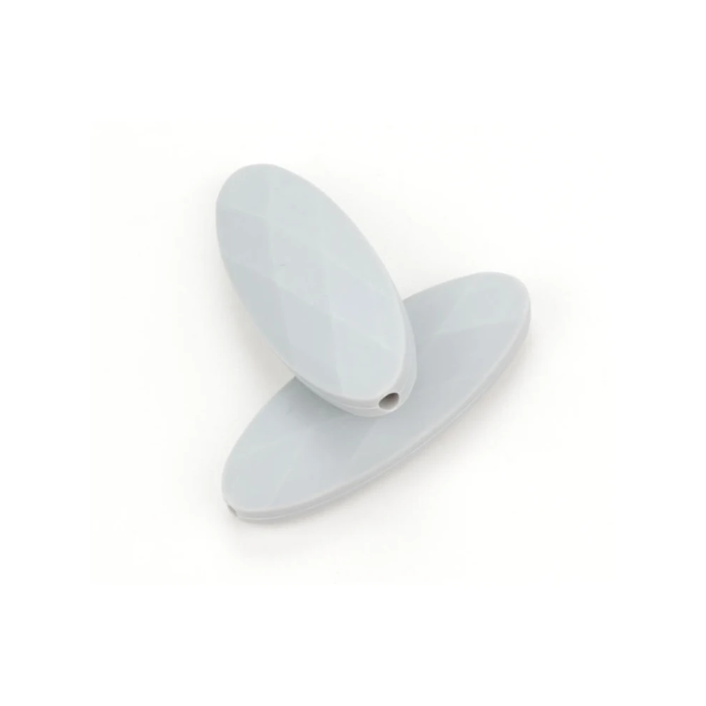 LOFCA-Cuentas Marquesa de silicona para beb&eacute;, juguetes de dentici&oacute;n para beb&eacute;, sin BPA, cuentas de silicona de grado alimenticio para mordedor, juguetes colgantes, 50 Uds.-4