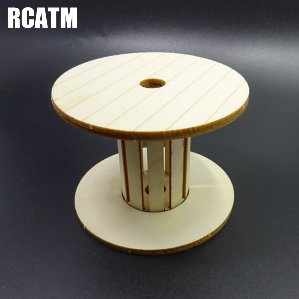 Провод кабель Катушка деревянная Пластина Модель декорация сцены для Tamiya 1/14 RC