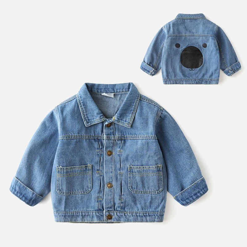 Джинсовая куртка DIMUSI для мальчиков хлопковая верхняя одежда топ из денима детей