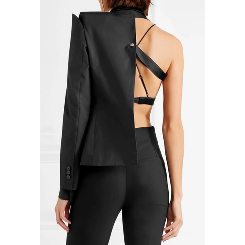 Индивидуальная уличная одежда с длинным рукавом женская симметричный короткий