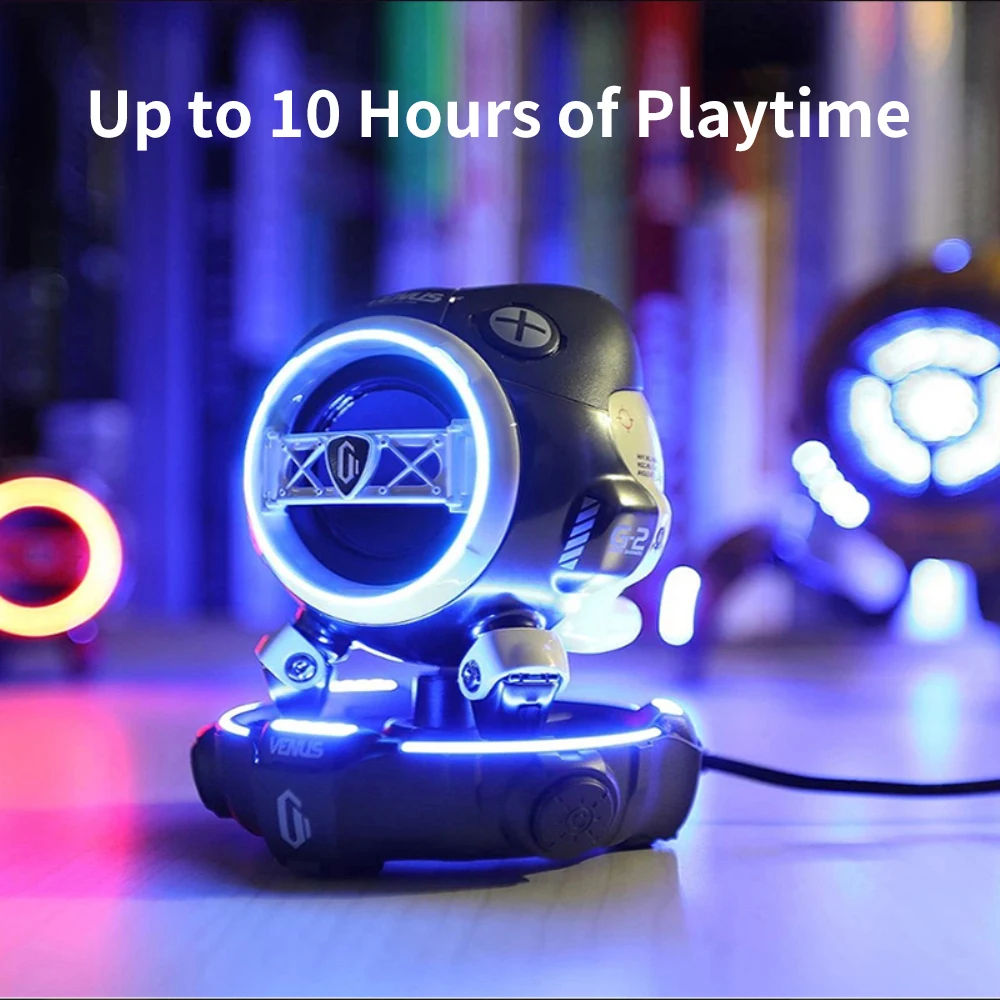 Скидка Bluetooth-Колонка KUMI G2 Gravastar Gravity Planet, Беспроводная портативная мини-колонка с низким уровнем звучания