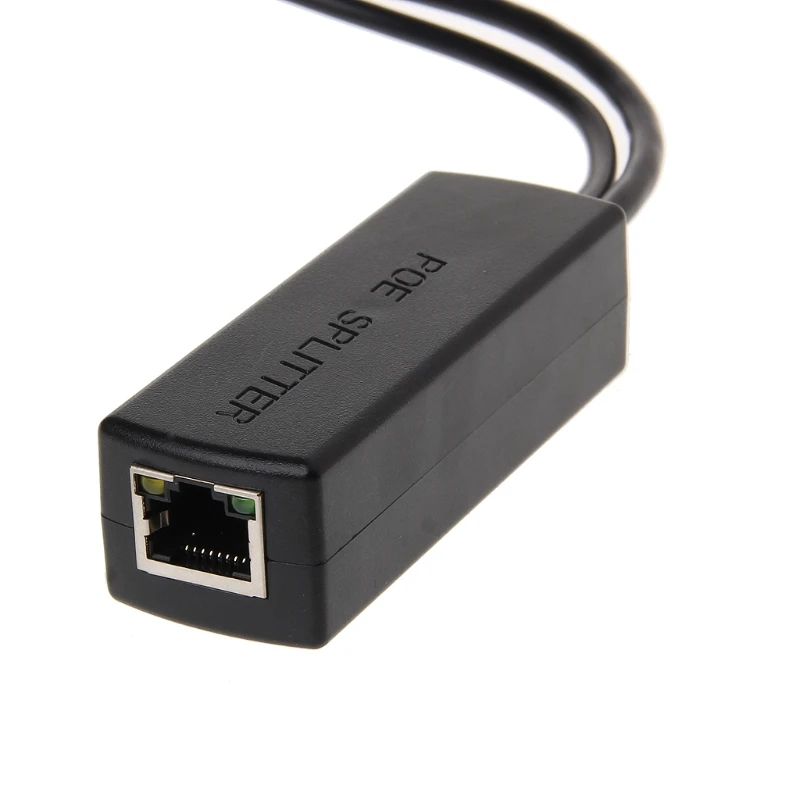 2019 простой разделитель PoE 48V Вход и 12V Выход 10/100 м IEEE802.3at/af Мощность Over Ethernet
