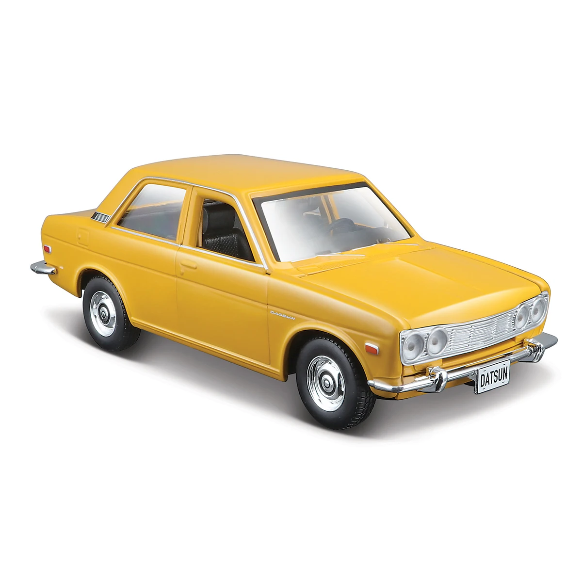 Коллекционные модели желтых игрушечных автомобилей Maisto 1:24 1971 Datsun 510