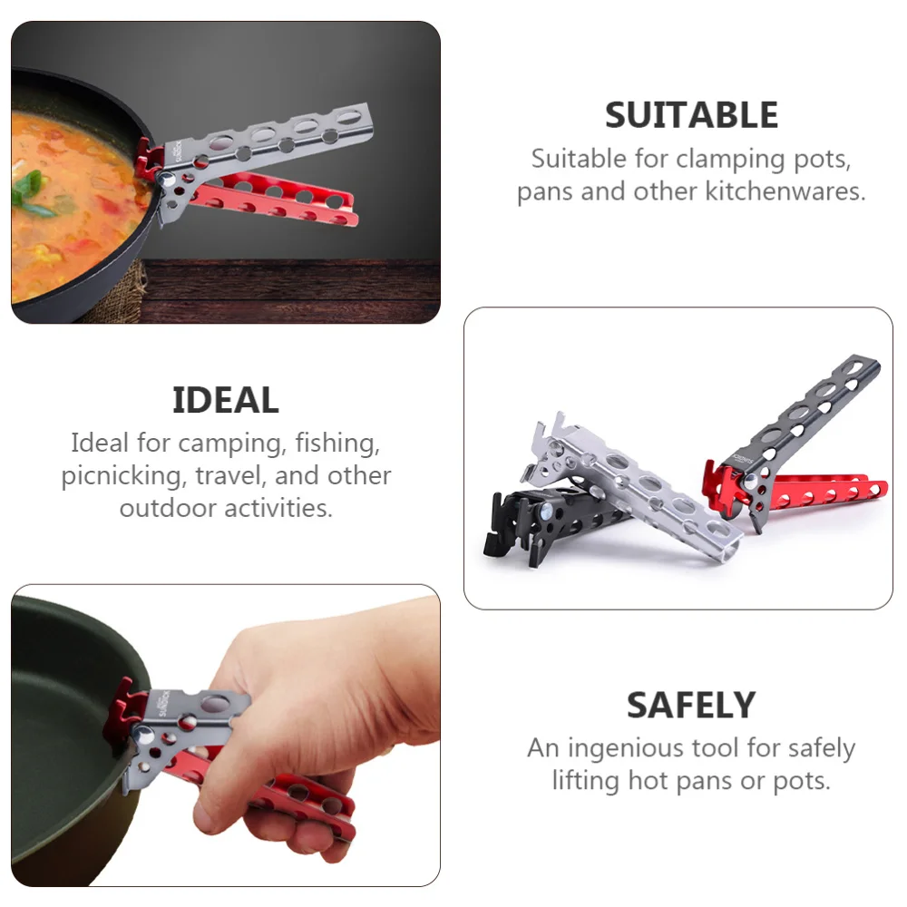 

1pc Outdoor Camping Pot Clamp Cookware Clamp Pot Holder Gripper for Outdoor