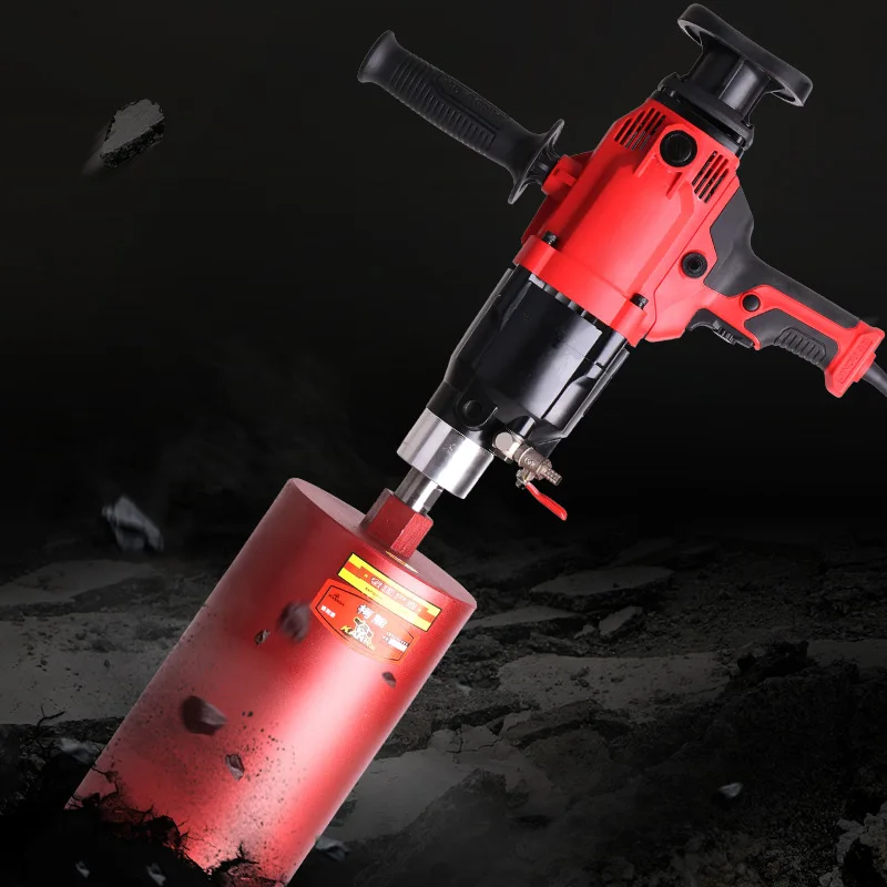 180MM Handheld Diamond Core Drill 1600r/min Wet/Dry Stepless Speed Electric Drilling Machine Screwdriver Concrete Brick Marble |