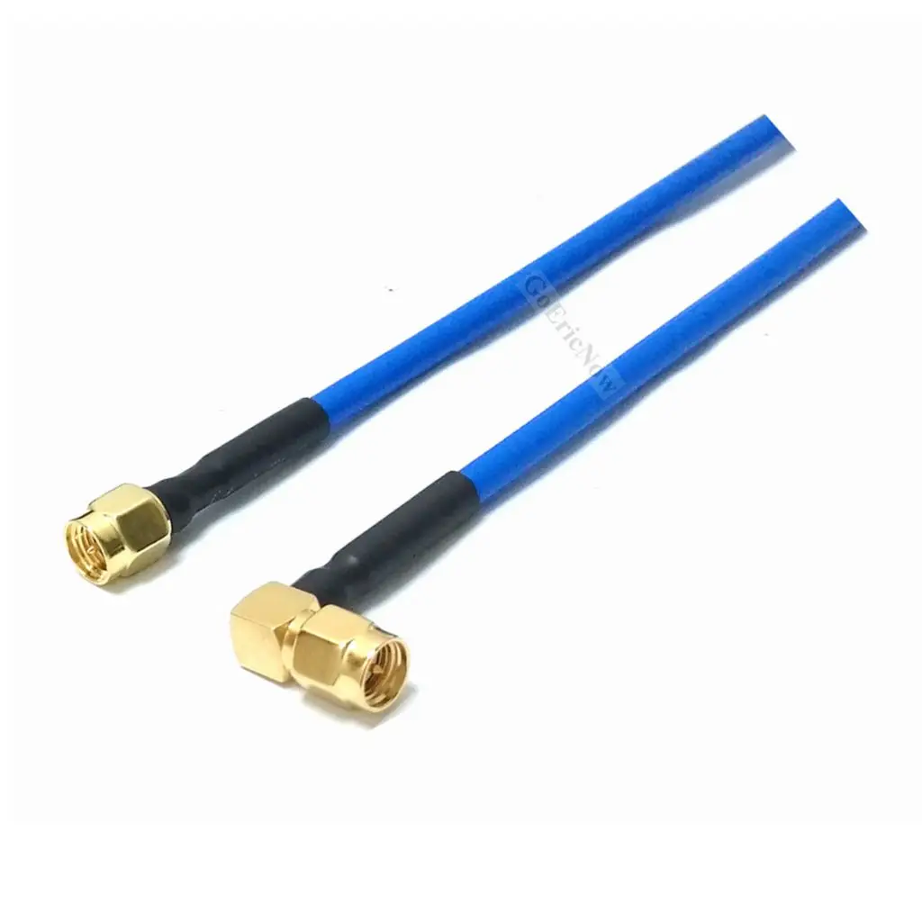 4 шт. RG402 коаксиальный SMA Мужской правый угол Jack для Вилочная часть разъема