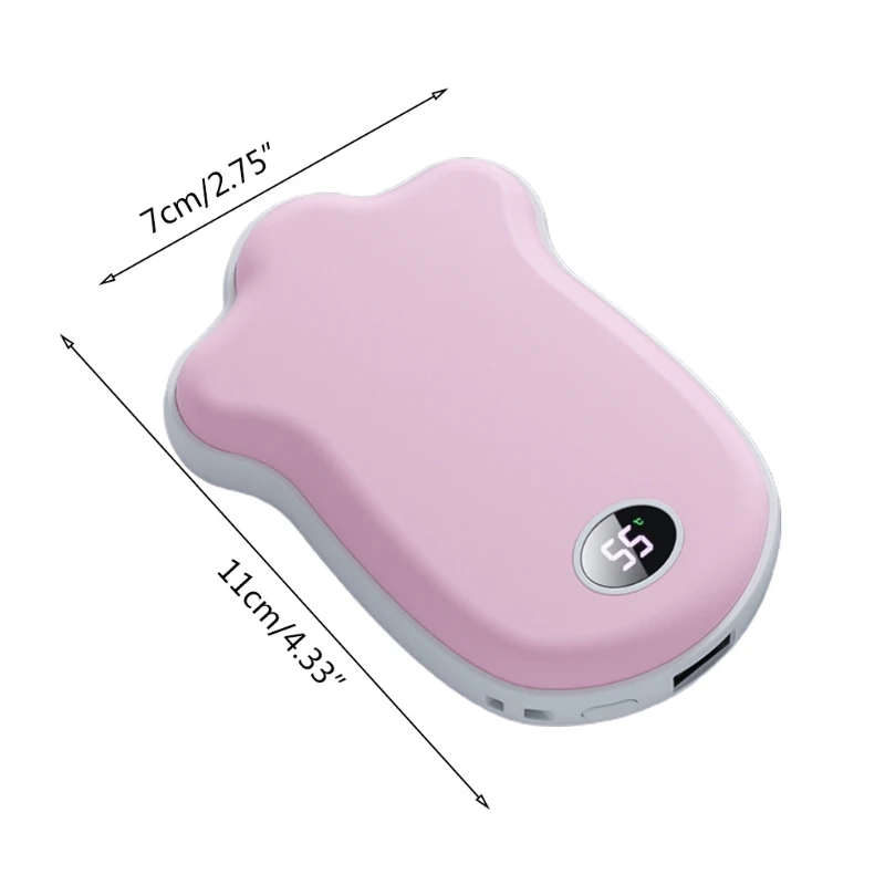

Portable Mini Cat Claw Electric Hand Warmer 9800mAh USB Charging Power Winter Warm Multipurpose Rechargeable Long Lasting 19QE