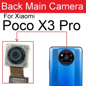 Rear Back Camera For Xiaomi Mi Poco X3 Pro Main Backside Big Camera
Module Flex Cable Replacement Spare Parts