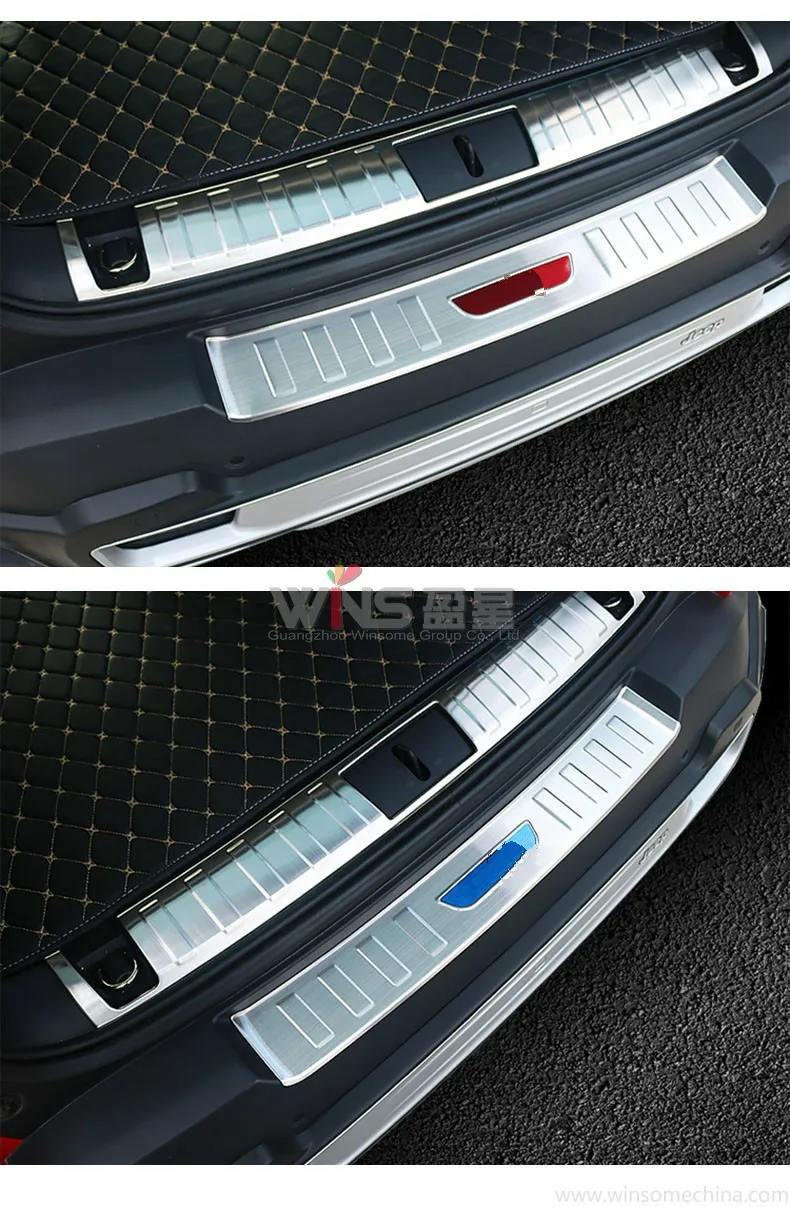 For Jeep Renegade 2016 Rear Trunk Interior and Exterior Bumper Door Sill Stainless steel Chrome Car-styling accessories Tuning | Автомобили