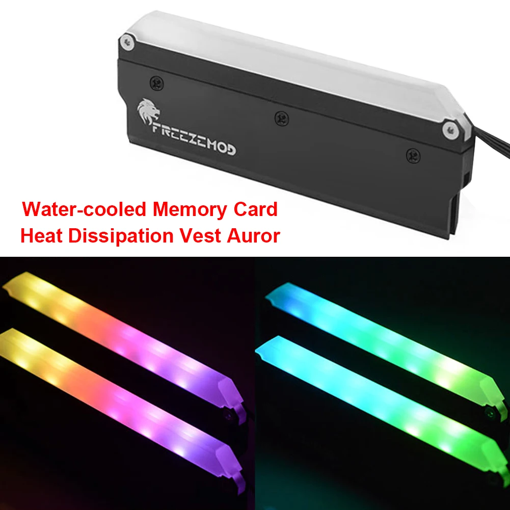 

FREEZEMOD MEO-RGBM RAM Cooler ARGB Desktop Memory Heatsink Heat Spreader